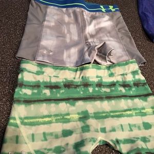 Under armor spandex shorts